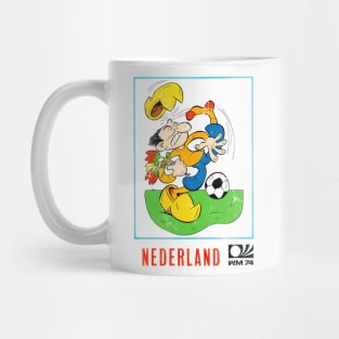 Nederland 74 / Vintage Faded-Style Football Design Mug